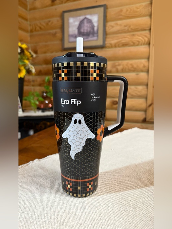 BRUMATE Other - ALL HALLOWS Brumate + Anthropologie 40oz Era Flip Halloween Ghost Tumbler